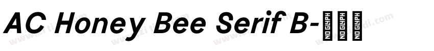 AC Honey Bee Serif B字体转换